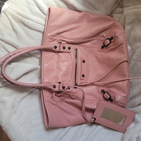 Balenciaga Handbags - Balenciaga Pink Leather Bag